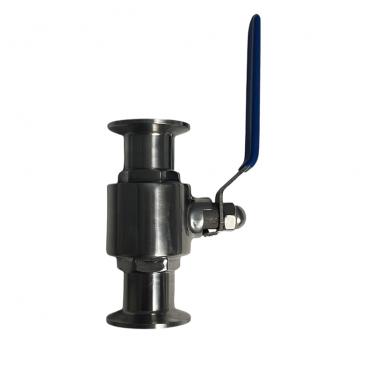 Quick mounted ball valve