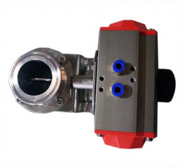 Pneumatic butterfly valve