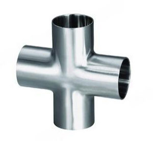 Stainless steel pipe fitting cross