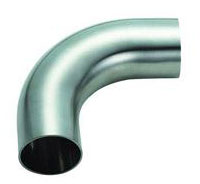 Extended stainless steel elbow